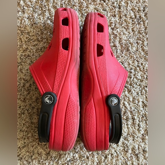 Mickey Mouse Crocs, Red and Black, XXL (Men's 10-11/Women's 12/14 - Picture 8 of 9